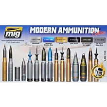 Набір акрилових фарб AMMO A-MIG-7129: Сучасні боєприпаси: Виробник MIG (AMMO)