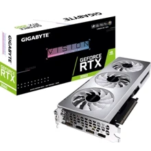 Видеокарта GIGABYTE GeForce RTX 3060 VISION OC 12G rev. 2.0 (GV-N3060VISION OC-12GD rev. 2.0): Объем памяти, Гб 12
