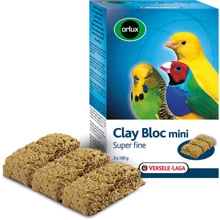 Минеральный блок с глиной Versele-Laga Orlux Clay Bloc Mini для мелких птиц 540 г: Вид корма Камень