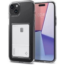 Чехол для iPhone Spigen Crystal Slot Crystal Clear (ACS06809) for iPhone 15: Цвет прозрачный