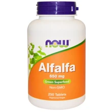 NOW Foods ALFALFA 10 GRAIN 250 TABS Альфальфа (люцерна): Форма выпуска Таблетки