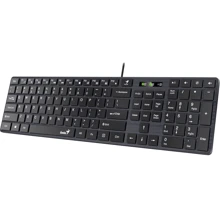 Клавиатура Genius SlimStar 126 USB Black Ukr (31310017407): Подключение проводное