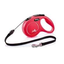 Рулетка Flexi Classic Long шнур 2. 7 м до 20 кг Красный (428.07 - 3039): Тип шнура Лента