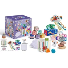 Набір для розвитку 6в1 Soft Rubber Baby Set 19 елементів (1298): Тип детская головоломка
