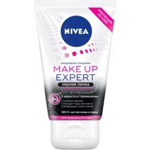 Nivea Make Up Expert Черная пенка для умывания для нормальной кожи 3в1 100 ml: Пол Для женщин