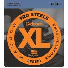 Струна для гитар Струны D`ADDARIO EPS510 XL PRO STEELS REGULAR LIGHT 10-46: Тип Комплект струн
