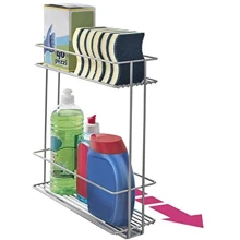 Полка Metaltex висувна 11x38x34см IN&OUT XL (364660): Материал нержавеющая сталь