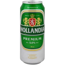 Пиво Hollandia светлое фильтрованное 0.5л ж/б (PLS1134): Объем, л 0.5