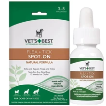 Капли VET`S BEST Flea&Tick Spot On от блох и клещей для собак 17.7 мл (vb10472): Тип Капли