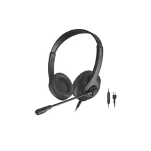 Наушники A4Tech FH100U Stone Black: Тип конструкции полноразмерные
