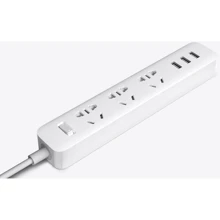Удлинитель Mi Power Strip (3 розетки + 3 USB-Port) White (XMCXB01QM, NRB4049CN): undefined undefined