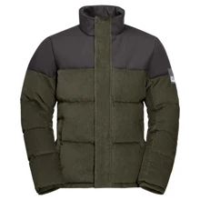 Пуховик Jack Wolfskin Nature Corduroy Jacket 1206331-4144 48 сіро-зелений зимовий: Вид Пуховики