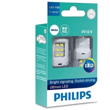 LED лампа Philips Ultinon T20(W21W) 12V White 11065ULWX2 (2 шт.): Головной свет Повороты, Габариты