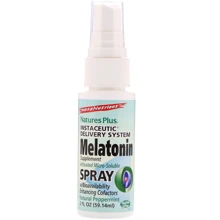 Nature's Plus, Insta Nutrient, Melatonin Supplement Spray, Natural Peppermint, 2 fl oz (59.14 ml) (NTP4762): Форма випуску рідина