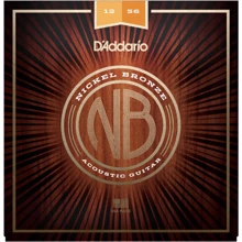 Струна для гитар Струны D`ADDARIO NB1256 NICKEL BRONZE LIGHT TOP / MEDIUM BOTTOM 12-56: Тип Комплект струн