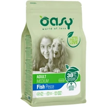Сухой корм для собак Oasy LIFESTAGE Adult Medium рыба 12 кг (8054329510162): Тип Сухой корм