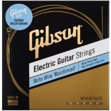 Струна для гитар Струны для электрогитар GIBSON SEG-BWR11 BRITE WIRE REINFORCED 11-50 MEDIUM: Тип Комплект струн