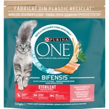 Сухой корм Purina ONE Sterilised для стерилизованных кошек с лососем и пшеницей 1.5 кг (8445290070913): Тип Сухой корм