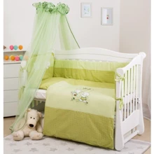 Постельный комплект 8 эл. Twins Evo Кот и пес 4073-А-105, green, зеленый: Тип постельный комплект