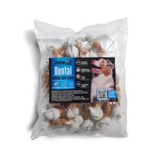 Лакомства AnimAll Dental Кость баварская узловая для собак с мясом курицы 10-12 см 20 шт. (4511): undefined undefined