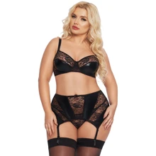 Комплект белья SoftLine - Joana, XL (black): Для кого Для женщин