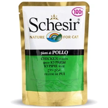 Влажный корм для кошек Schesir Chicken Fillet куриное филе в желе, 100 г: Тип Влажный корм
