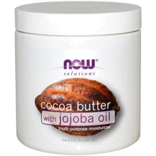 NOW Foods Cocoa butter with Jojoba Oil Масло какао с маслом жожоба 192 мл: Пол Для женщин