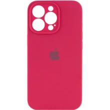 Чохол для iPhone Mobile Case Silicone Case Full Camera Protective Rose Red для iPhone 15 Pro: Колір розовый