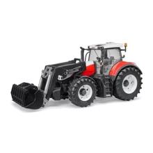 Трактор Bruder Steyr 6300 Terrus, з навантажувачем, червоний з білим М1: 16 (03181): Виробник Bruder