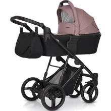 Універсальна коляска 3 в 1 Verdi Dynamic 9023-VD-04 чорний/рожева пудра: Тип коляски Универсальная коляска (3-в-1)