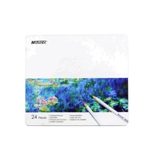 Карандаши Marco 7100-24TN 24 цв Raffine в металлическом пенале: Тип Цветные