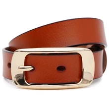 Жіночий ремінь Borsa Leather рудий (CV1ZK015-goldginger): Стать Женский