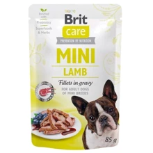 Brit Care Dog Mini Lamb fillets in gravy pouch 85 г: Тип Влажный корм