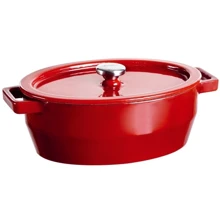 Каструля PYREX Slow Cook red чавун овальна 5.8л (SC5AC33): Тип Традиционная