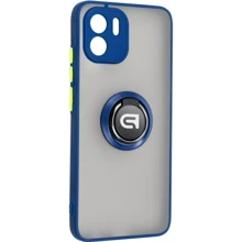 Чехол для телефонов ArmorStandart Frosted Matte Ring Navy Blue for Xiaomi Redmi A2 (ARM68376): Совместимость Xiaomi Redmi A2