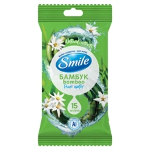 SMILE Daily Вологі серветки Бамбук AI 15шт: Класифікація Масс-маркет
