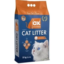 Наполнитель Akcat Compact cat litter бентонитовый натуральный 10кг 11.8л (AKMN001): Вид Глиняный