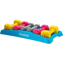 Гантель Reebok RAWT-11056: Вес гантели, кг 2х1 кг. 2х2 кг. 2х3 кг