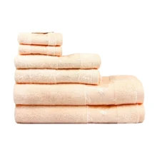 Полотенце Maisonette Bamboo персиковый 76х152 см (8699965120858): Тип махровое полотенце
