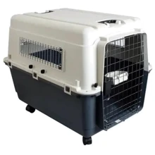 Переноска пластиковая Croci для собак и кошек Vagabond 5 IATA колеса 2 поилки 81x56x59 cм (C2058271): Производитель Croci