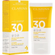 Clarins Gel-en-Huile Solaire Invisible Visage SPF 30 Солнцезащитный гель для лица 50 ml: Назначение Защита от солнца
