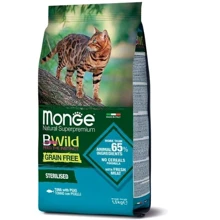 Сухой корм беззерновой Monge Cat Bwild Grain Free Sterilised для котов со вкусом тунца 1.5 кг (70012089): Тип Сухой корм