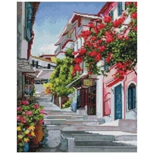 Алмазна мозаїка Brushme Затишна вуличка 40х50 см (GF4786): Виробник Brushme