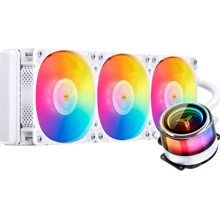 Кулер Jonsbo TW7-360 ARGB White: Рівень шуму, dB 37.6