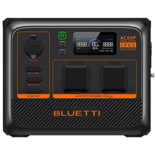 Зарядная станция Bluetti AC60P 504Wh 600W UK: Емкость аккумулятора, Вт/ч 504