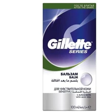 Gillette Series Sensitive Skin Balm 100 ml Бальзам после бритья для чувствительной кожи: Объем, мл 100