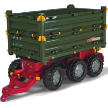 Прицеп на 6-и колесах Rolly Toys RollyMulti Trailer зеленый (125012): Вид аксессуары