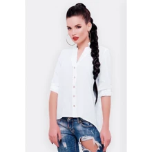 Блуза FashionUp BZ-1456G 42 біла з довгим рукавом: Сезон Демісезон
