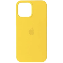 Чехол для iPhone ArmorStandart Silicone Case Yellow for iPhone 13 Pro Max (ARM61794): Цвет желтый