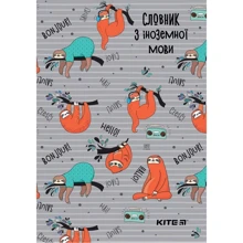 Словник для запису іноземних слів Kite 60лістов, Sloths (K19-407-1): Виробник KITE